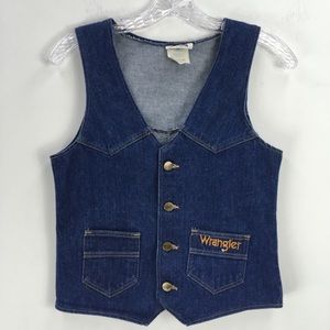 Wrangler Vintage KIDS Jean Denim Rodeo Vest